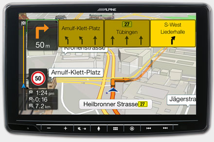 Mercedes Sprinter - Navigation - Lane Guidance / TMC Route Guidance  - INE-F904S907